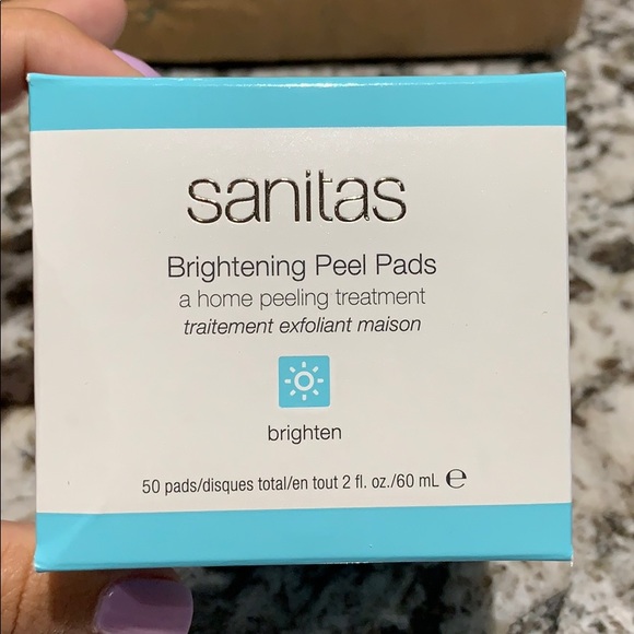 sanitas brightening peel pads